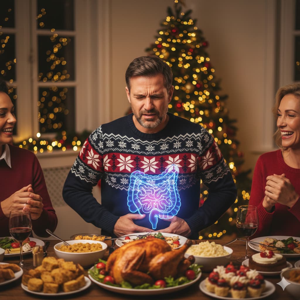 molestias digestivas en las celebraciones navideñas